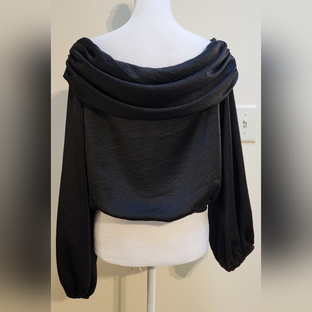 By Together Black Off The Shoulder Drop Shoulder … - image 8